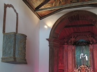 Igreja Nossa Senhora da Abadia - altar e púlpito