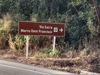Via Sacra Goiás - Placa