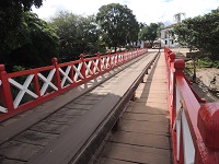 Ponte do Carmo (Ponte de madeira sobre o Rio das Almas)